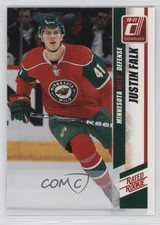 2010-11 Donruss Rated Rookie Justin Falk (White Box) #285 t3w