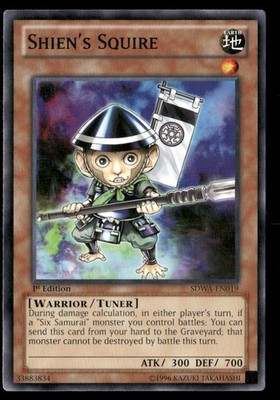 yugioh samurai warlords structure deck list Shien's Squire Structure Deck: Samurai Warlords SDWA-EN019 Yugioh LP