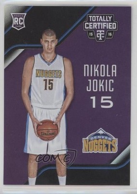2015-16 Totally Certified Rookies Mirror Purple 4/50 Nikola Jokic Rookie RC 0ad