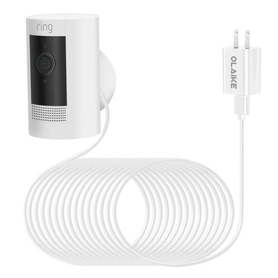 Indoor/Outdoor Power Adapter for Ring Stick up Cam Battery/Plug-In, Ring Spotlig