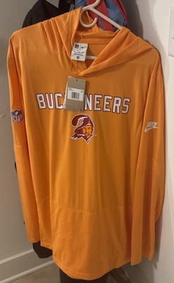 Tampa Bay Buccaneers Nike Sideline Pass Accuracy Dri-FIT Long Hoodie T-Shirt 2XL