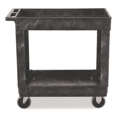 Rubbermaid Commercial 9T6600BLA 2 Shelves 500 lbs. Service/Utility Carts -BLKNew