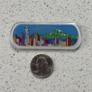 Seattle Washington City Skyline Travel Souvenir Magnet #53046
