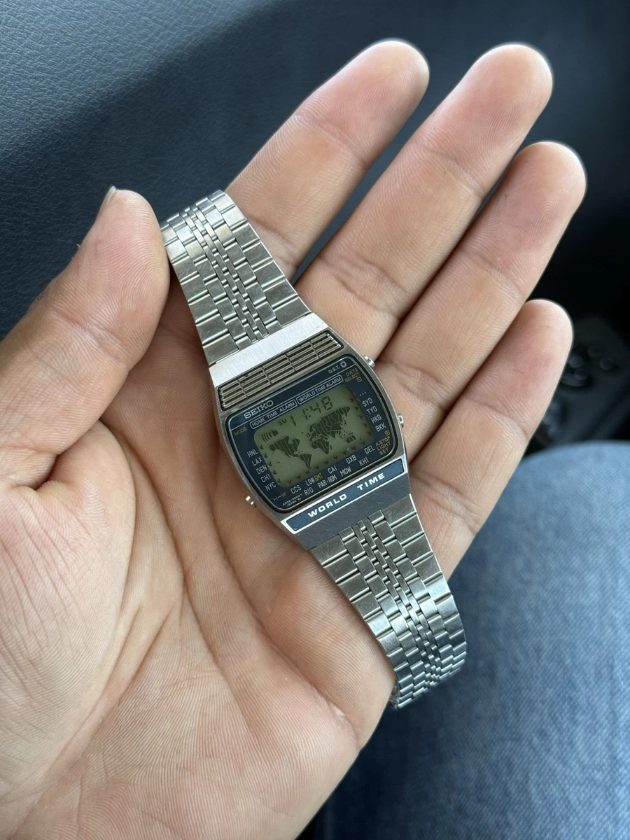 SEIKO セイコー WORLD TIME クロノグラフ クォーツ 腕時計 Seiko Wristwatches with World Time for sale - eBay