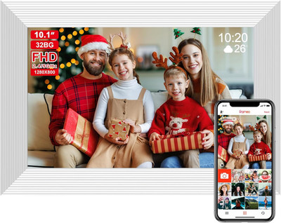 Frameo 10.1'' Wi-Fi Digital Photo Frame with 32GB Storage - Perfect Gift!