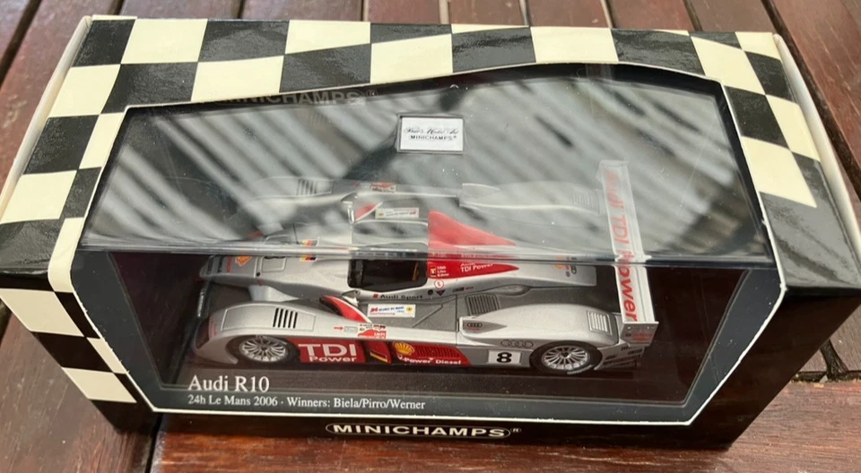1/43 Minichamps Audi R10 TDI Le Mans 2006 Winner Biela Pirro Model 400 061608 - Image 2 of 3