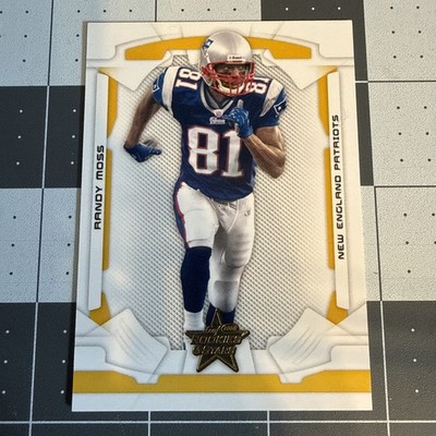2008 Leaf Rookies & Stars - Randy Moss #58 Longevity Parallel Gold 84/349