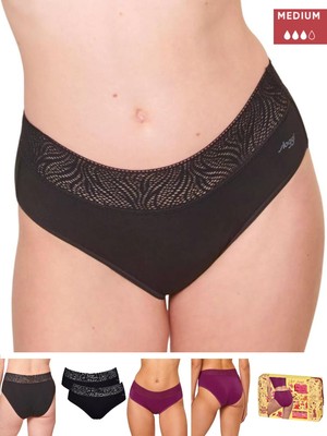 Sloggi Period Pants Knickers C2P Hipster Brief Medium Flow Menstrual Underwear