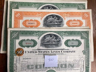 Lagerverkauf 100 United States Lines 1940 50er top Lot S.S. America VF/VF