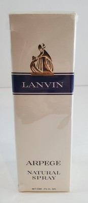 Vintage LANVIN Arpege Eau De Lanvin Factory Sealed Perfume 2.5 oz Natural Spray