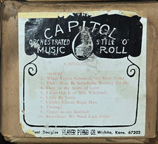 Nickelodeon Orchestrion O-roll Recut O-916 Capitol