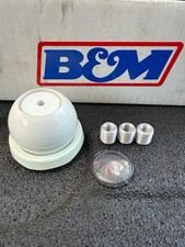 Bm White Universal Shifter Shift Knob Auto Manual