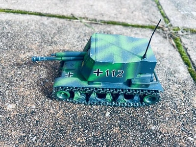 Solido VEREM char Renault R35 Capturé Allemand PWF35 Camouflage 1/50 - Photo 1/4