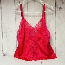 Vintage Bestform Pink Embroidered Lace Cami Size Top 40 Large