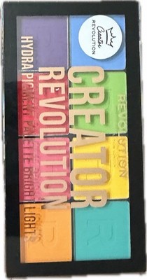 Revolution Hydra Pigment Palette Bright Lights Rainbow Theme Multicolor
