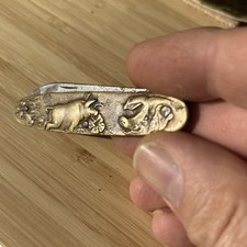 Petit couteau Manque Petite Lame Cochon Sans Marque Type Laguiole À Restaurer