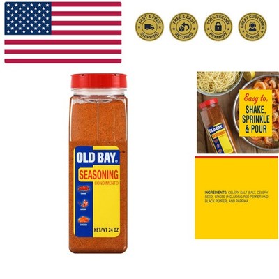 Seasoning, 24 oz - One 24 Ounce Container of All-Purpose Seasoning with Uniqu...