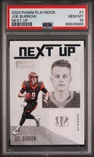 2020 Playbook Joe Burrow Next Up #1 PSA 10 Rookie RC LOW POP GEM MINT 💎💎