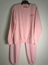 the Toast Pink Sweatpants / Sweatshirt Jogger Set Women's Medium