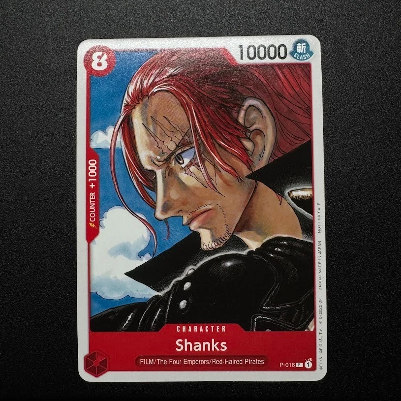 Shanks P-016 One Piece Promotion Cards for sale | eBay