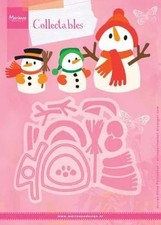 Big Shot Dies Sizzix Marianne Design Collectables Eline's Snowman
