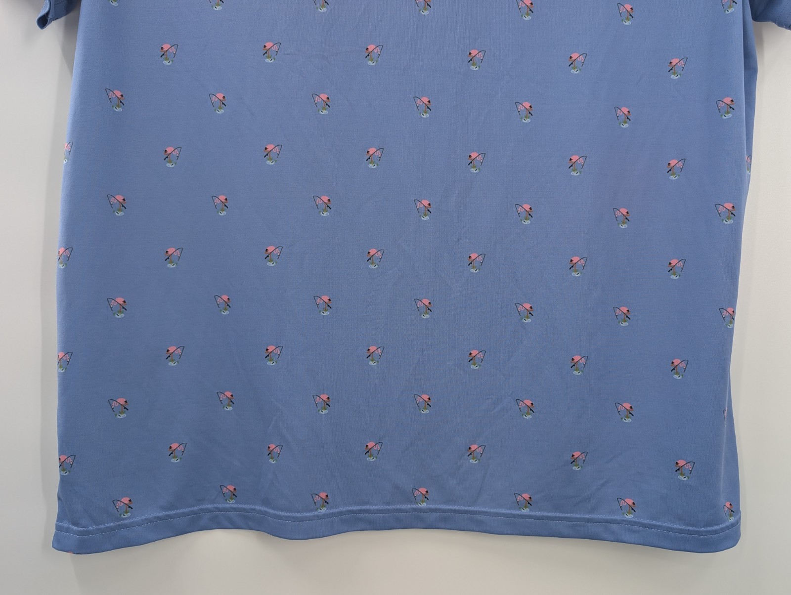 RLX Flamingo Fishing Men's XL Performance Polo Shirt Blue Ralph Lauren Golf thumbnail 9