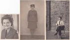 Three Vintage Photographs Ladies WW2 WAAF Women's Auxiliary Air Force Military