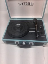 Victrola VSC-550BT Journey Blue Bluetooth Suitcase Turntable w/ Speakers