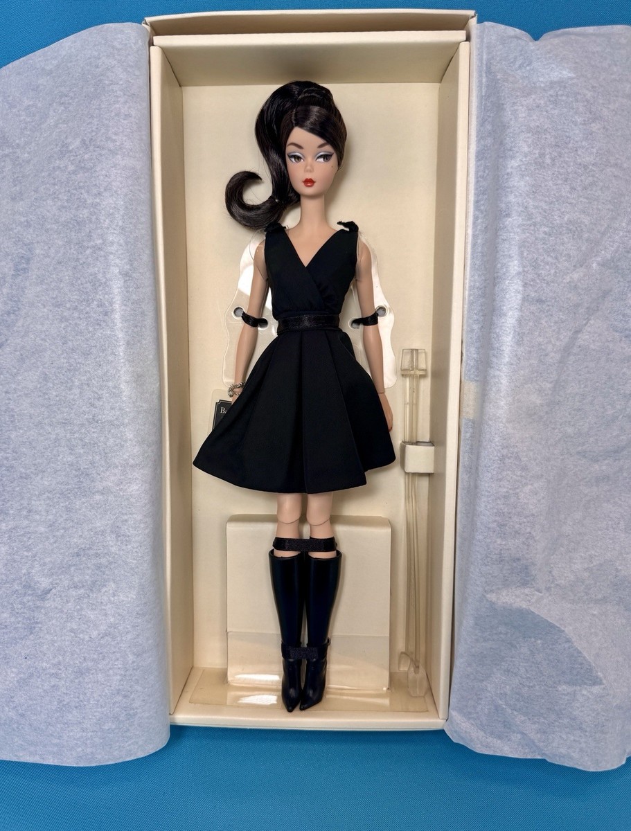 Mattel Classic Black Dress Silkstone Barbie Doll - Brunette (DWF53) for  sale online | eBay