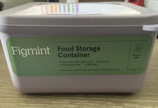 Figmint Food Storage Container Lilac Color Holds 5 Cups Dishwasher Freezer Micro