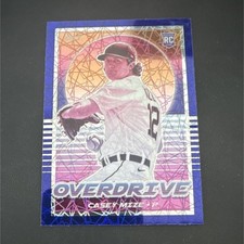 Panini 2021 Chronicles Overdrive Blue Velocity Prizm #17 Casey Mize Rookie Tige…