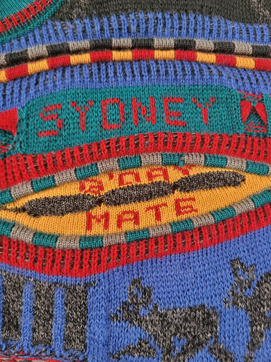 Vintage Hysport Australia Sweater. Coogi Style. Multicolour Vintage Hysport Australia Sweater. Coogi Style. Multicolour