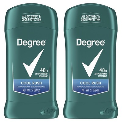 Degree Men Original Antiperspirant Deodorant Cool Rush Twin Pack 48-Hour Sweat &