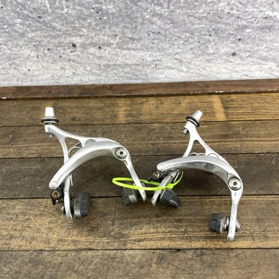 Tektro R538 Road Caliper Brake Set Dual Pivot Long Reach Silver