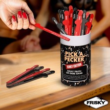 Frisky Pick A Pecker Kinky Truth or Dare Adult Party Card Game Gag Gift