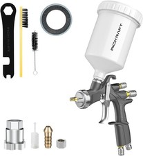 Inokraft D1 LVLP Air Spray Gun Kit 1.3mm Nozzle for Car & DIY Paint Projects