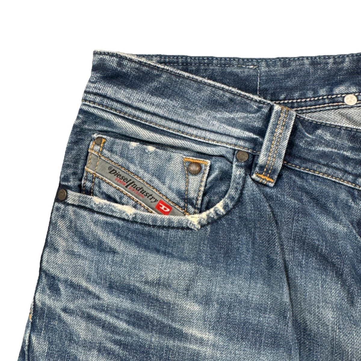 Diesel Jeans Men 32x32 Larkee Relaxed Straight Button Fly Italy