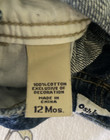TWO Girl's Oshkosh B'Gosh Overalls Skirtalls Shirts Size 12 months *pre-owned* — photo 8