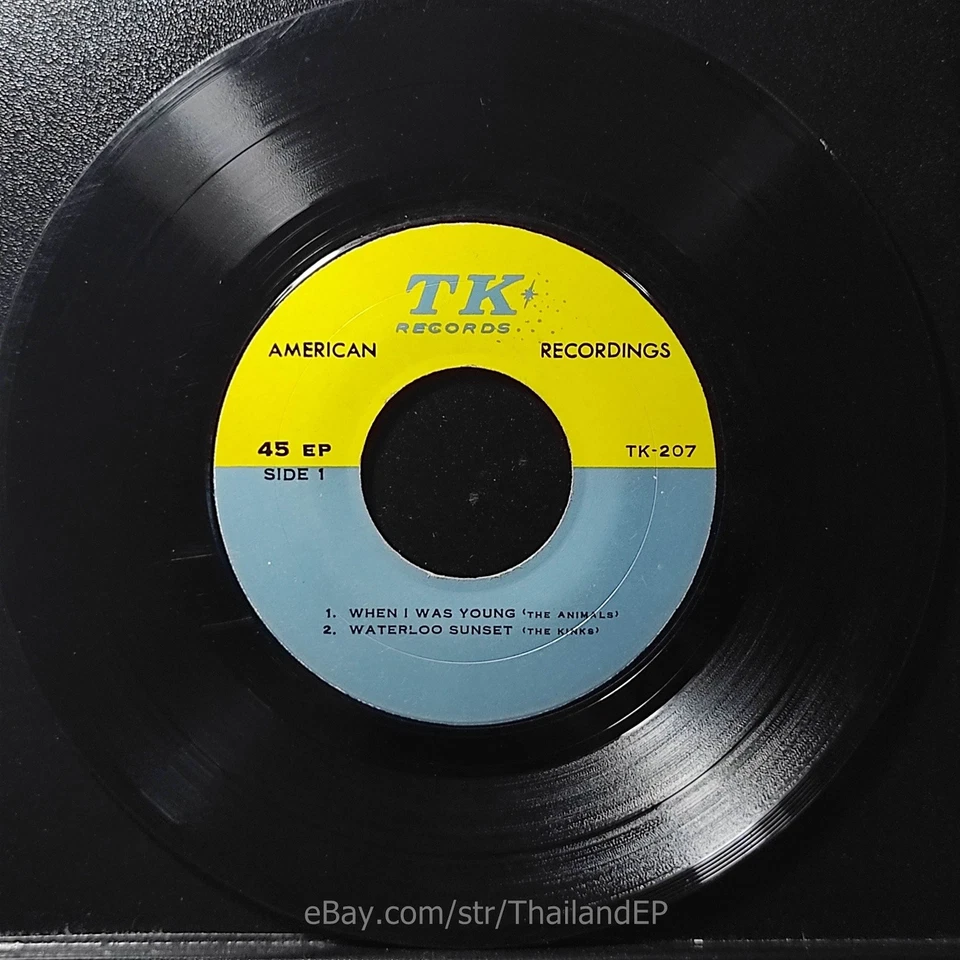 THE KINKS /THE ANIMALS /SCOTT MCKENZIE /ROY BLACK THAILAND EP 45 THAI Foto 3 de 4