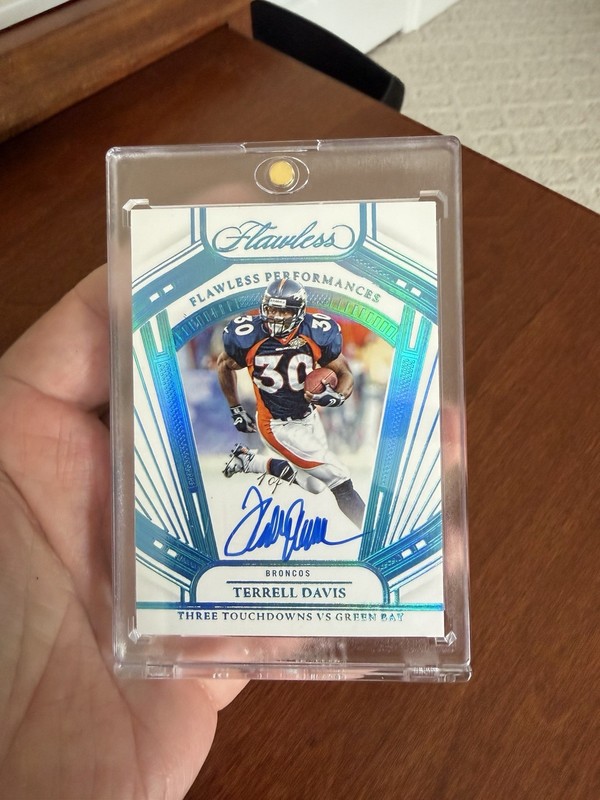 Terrell Davis 2024 Flawless Autograph 1/1