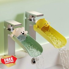 ZHLKHIOP Toddler Faucet Extender Yellow Green