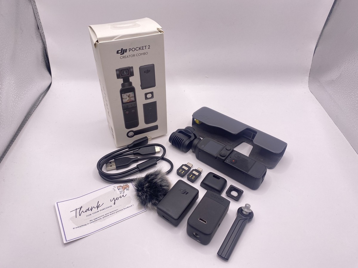 【中古】DJI Pocket 2 creator combo USED DJI Osmo Pocket 2 Creator Combo 4K Small 3-Axis Gimbal Camera