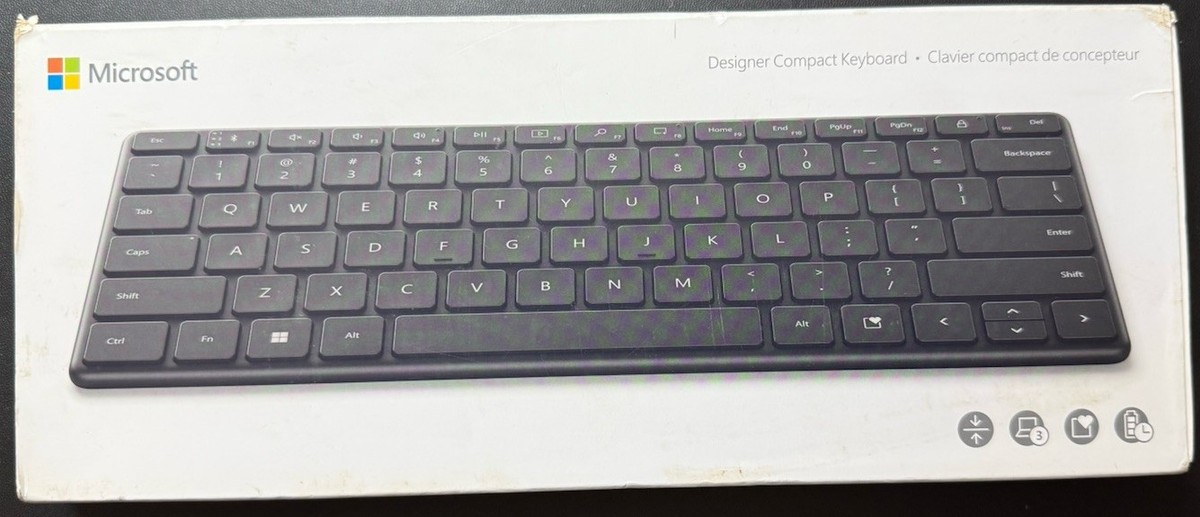 Microsoft Designer Compact Keyboard| Bluetooth| 21Y-00001| Win