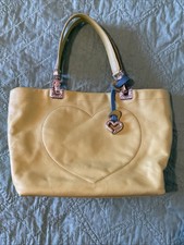 Borsa Brighton C441223 Jodi verde lime e turchese pelle cuore reversibile