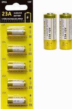 23A 12 Volt Battery 12V Alkaline Battery 5 Count,23A 12V Battery for Remote