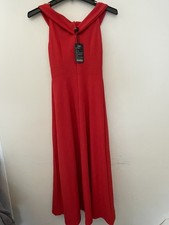 YQ-QUEEN Red Dress – New With Tags, Flowy Statement Party Style- Size 6