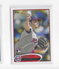 2012 Topps Liam Hendricks Rookie #81 Twins