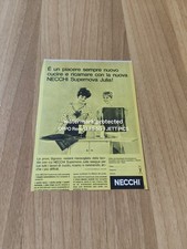 1961 NECCHI SUPERNOVA JULIA MACCHINA DA CUCIRE VINTAGE AD PUBBLICITA