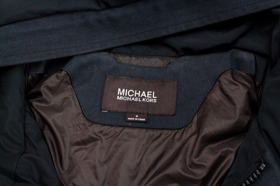 MICHAEL KORS Men Hooded Parka Jacket Overcoat Size M - Image 4 of 4