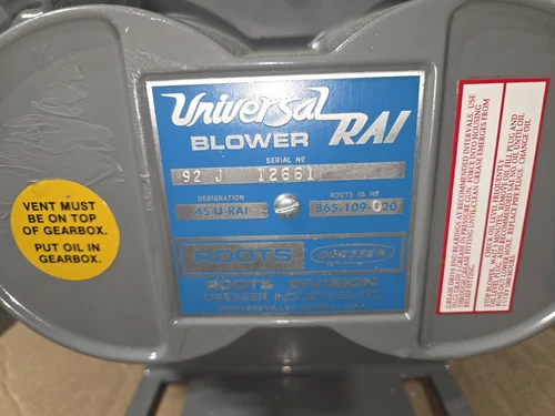  Dresser Roots 45 URAI Vacuum Blower